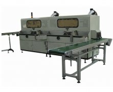 宁波市丝印机厂家文具直尺网印机铝板标牌自动丝网印刷机